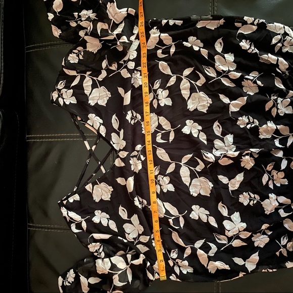 Torrid Floral Double layered Chiffon blouse - Picture 11 of 12